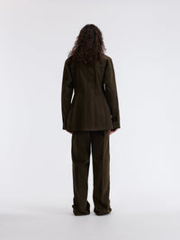 Pantalon avec clé en coton militaire