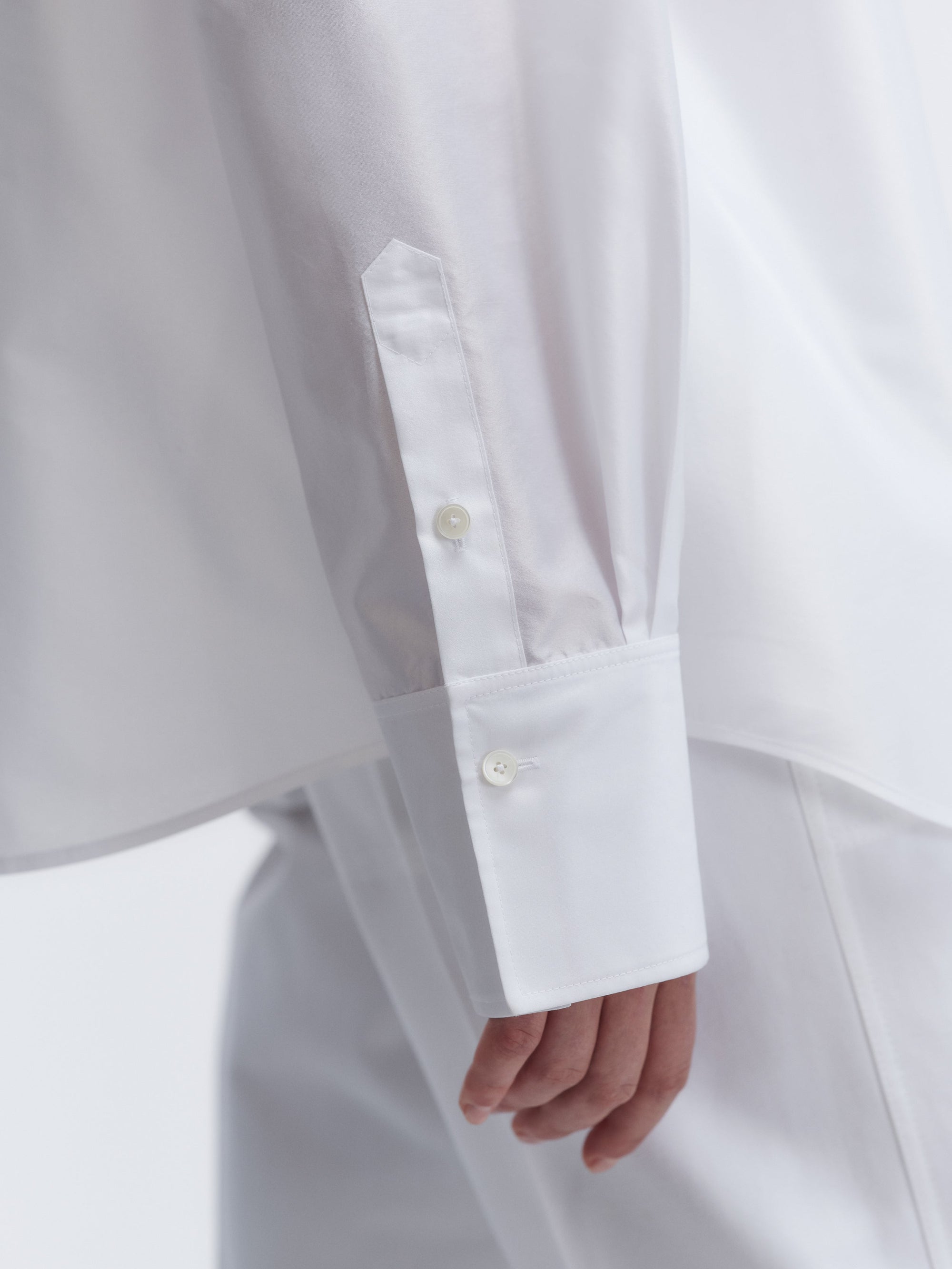 Chemise transparente en taffetas