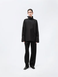 Chemise orchidée en popeline légère