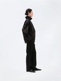 Chemise orchidée en popeline légère