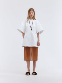 Jupe transparente en jersey nylon