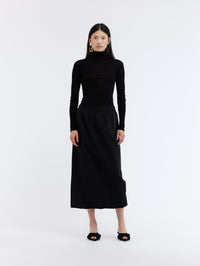 キルティング ダッチェススカート