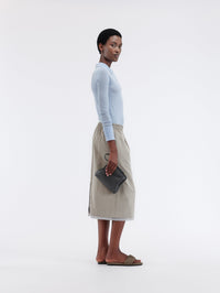 Jupe longue en duchesse