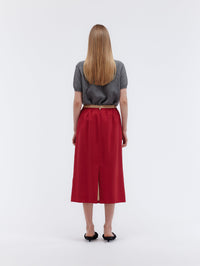 Slip skirt in silk habotai
