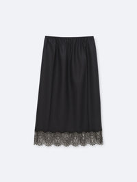 Jupe lingerie à enfiler en flanelle
