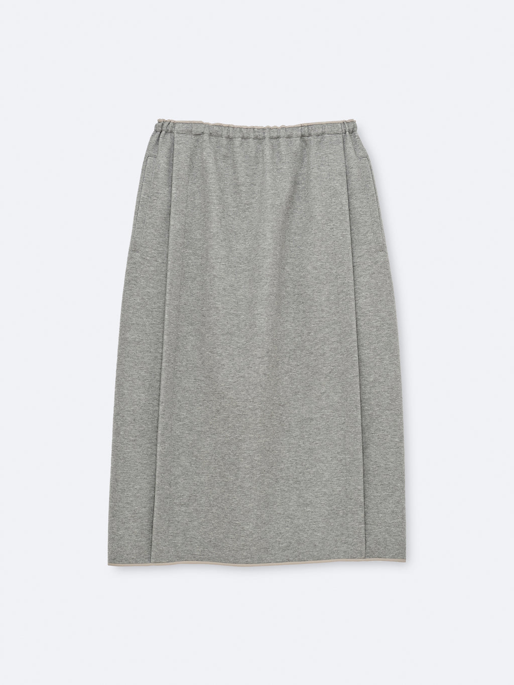 Jupe à enfiler en jersey de cachemire et coton