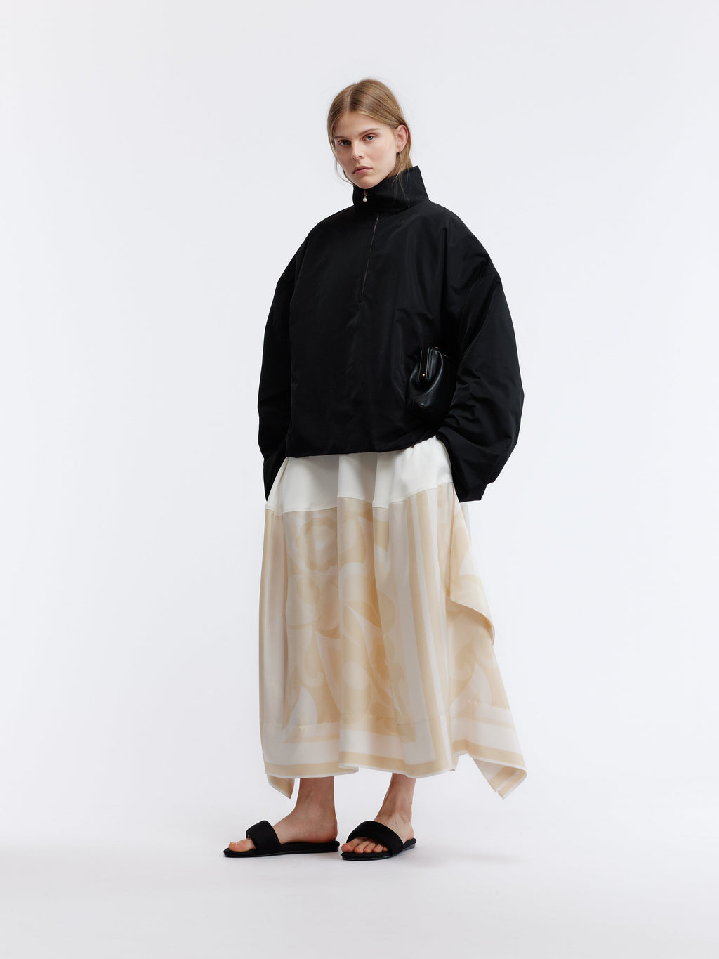 Sweat ouatiné en taffetas