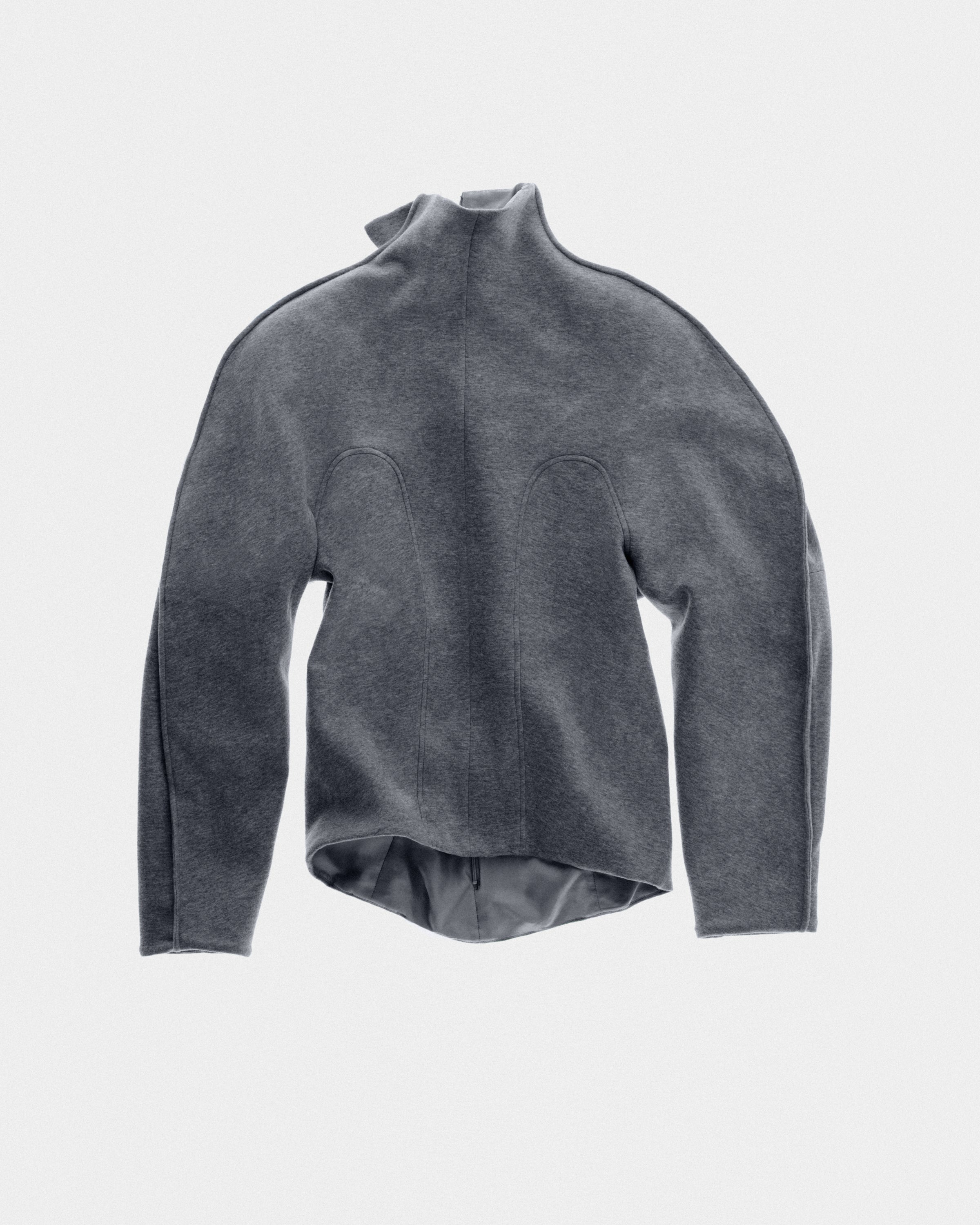 Pull cocon en jersey de cachemire et coton