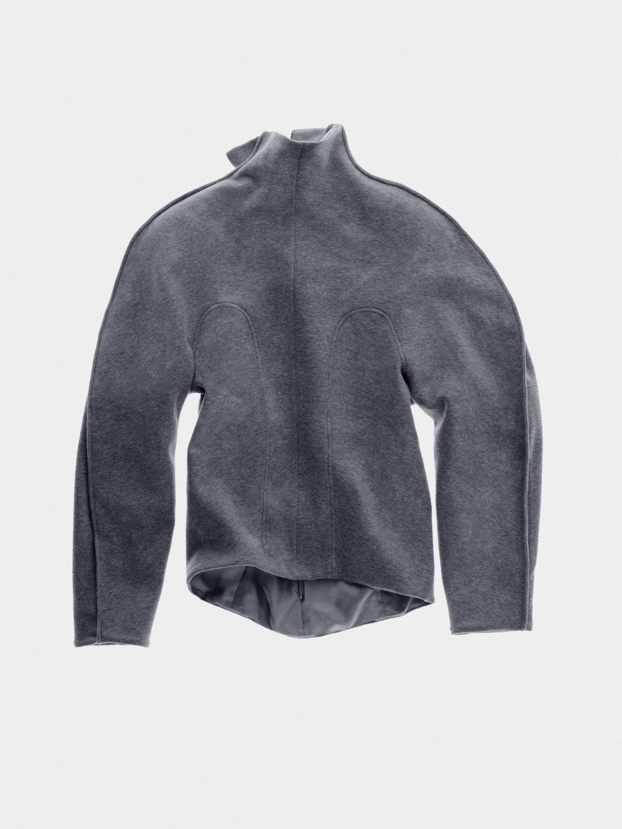 Pull cocon en jersey de cachemire et coton