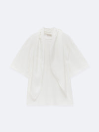 T-shirt foulard en jersey compact