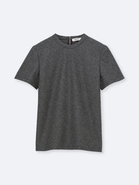Top t-shirt ajusté en flanelle