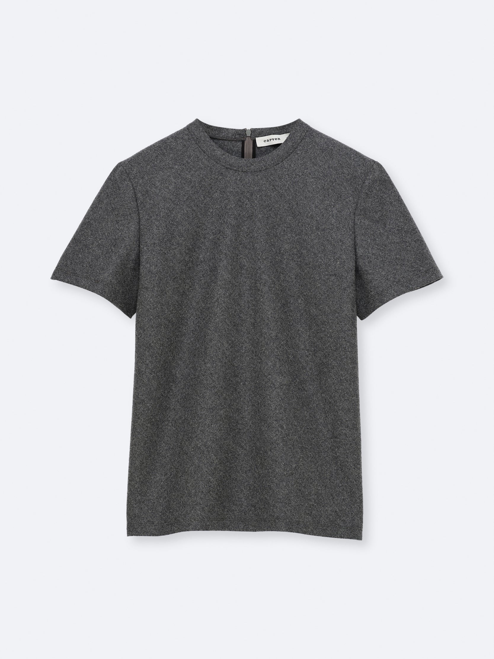 Top t-shirt ajusté en flanelle