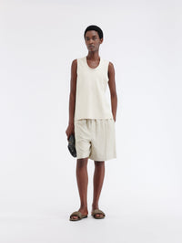 Top débardeur en satin double