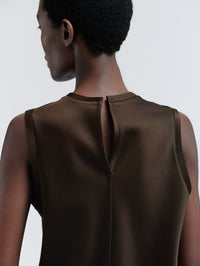 Top débardeur en satin double