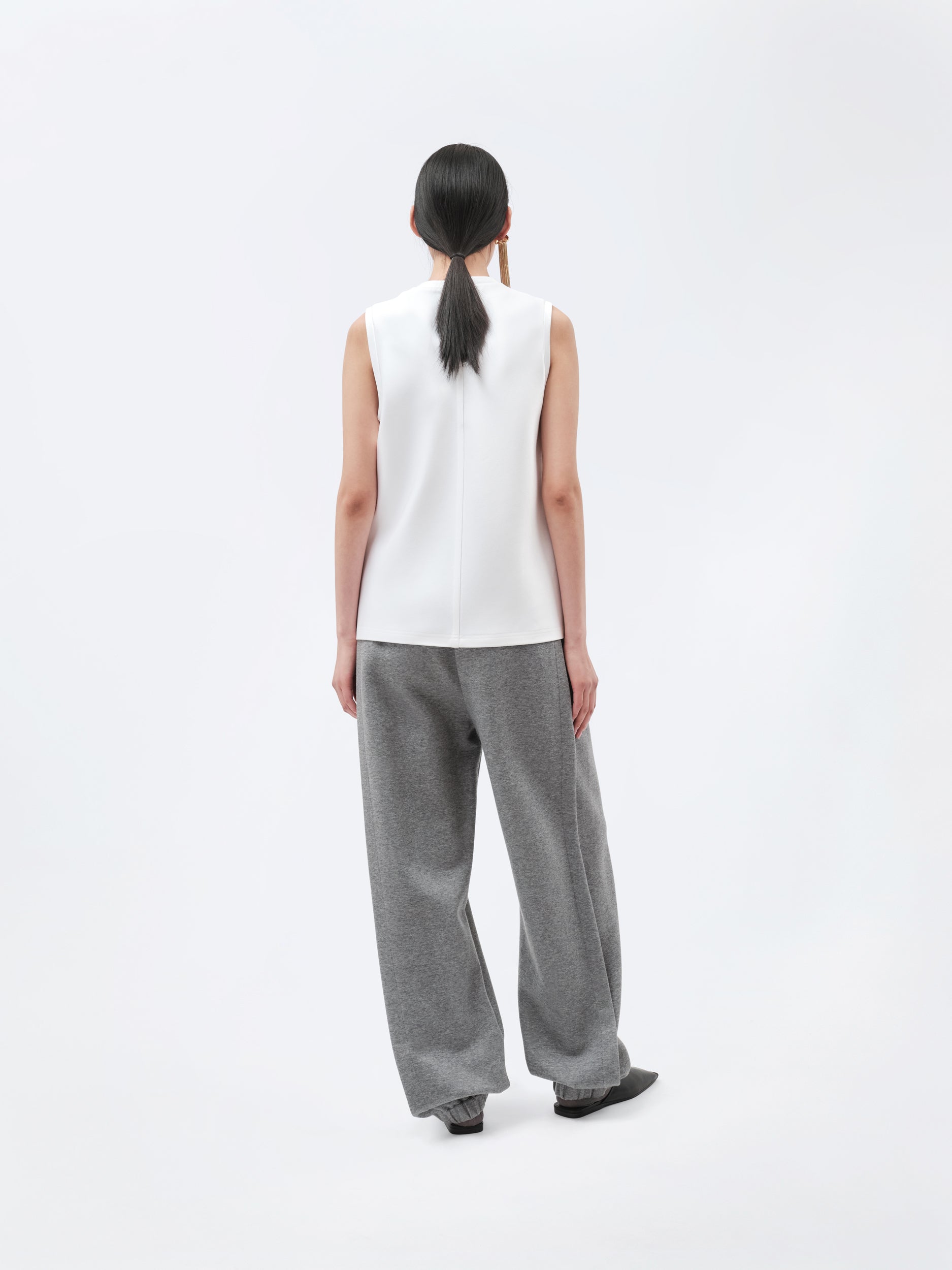 Pantalon de jogging en jersey de cachemire et coton