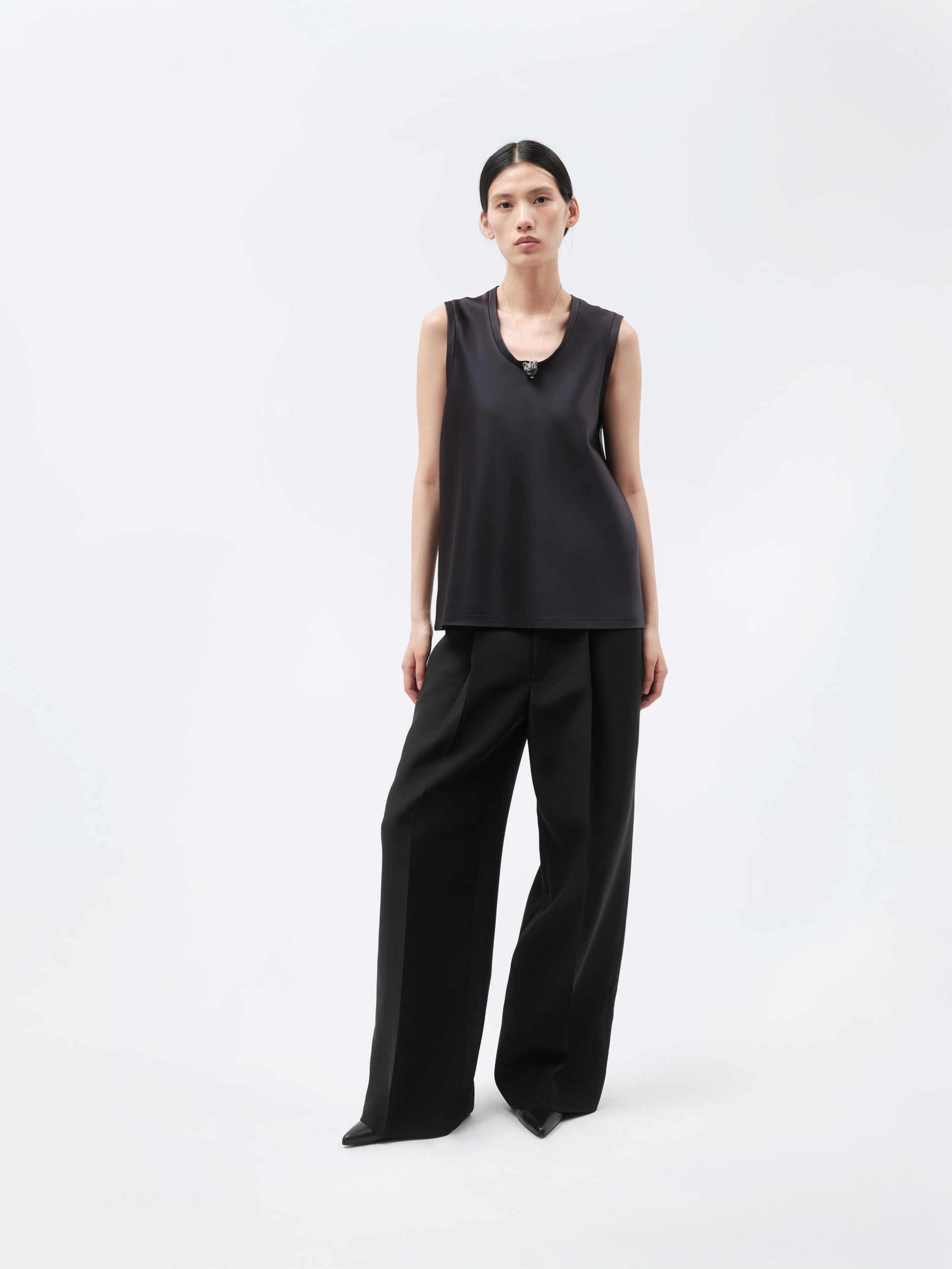 Top débardeur en satin double