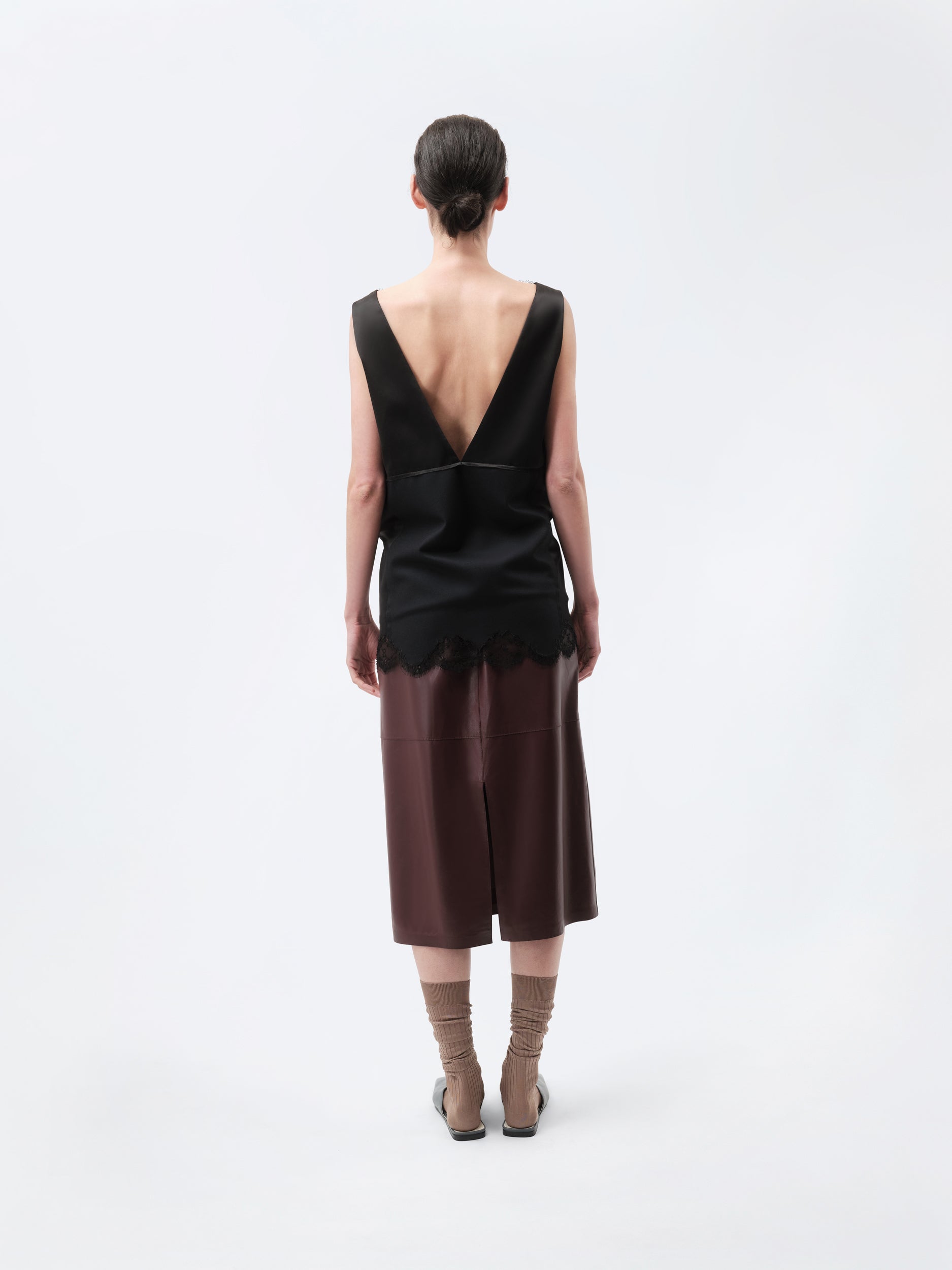 Top lingerie en flanelle