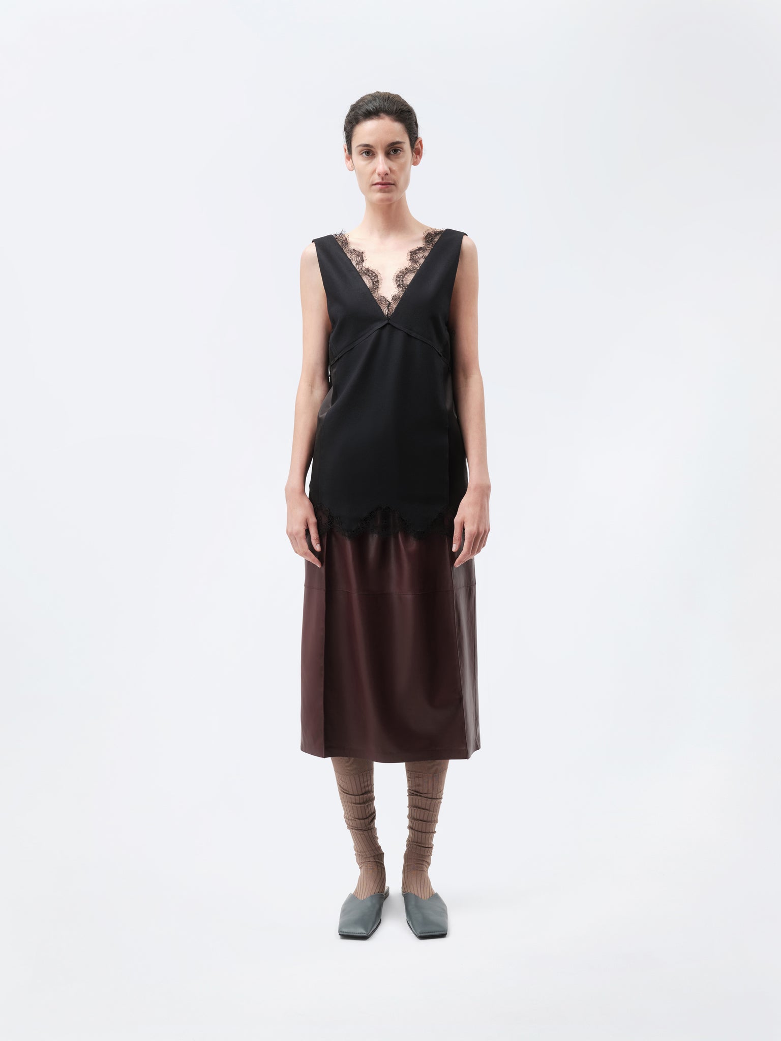 Top lingerie en flanelle