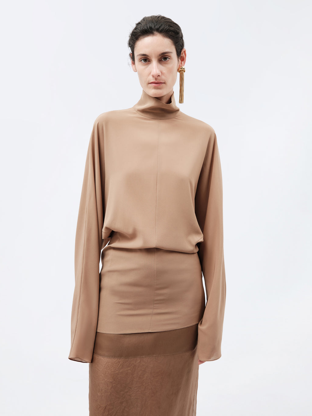 Blouse kimono en georgette stretch
