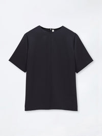 Top en satin double