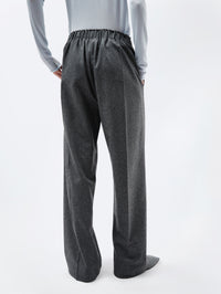 Pantalon à enfiler en flanelle