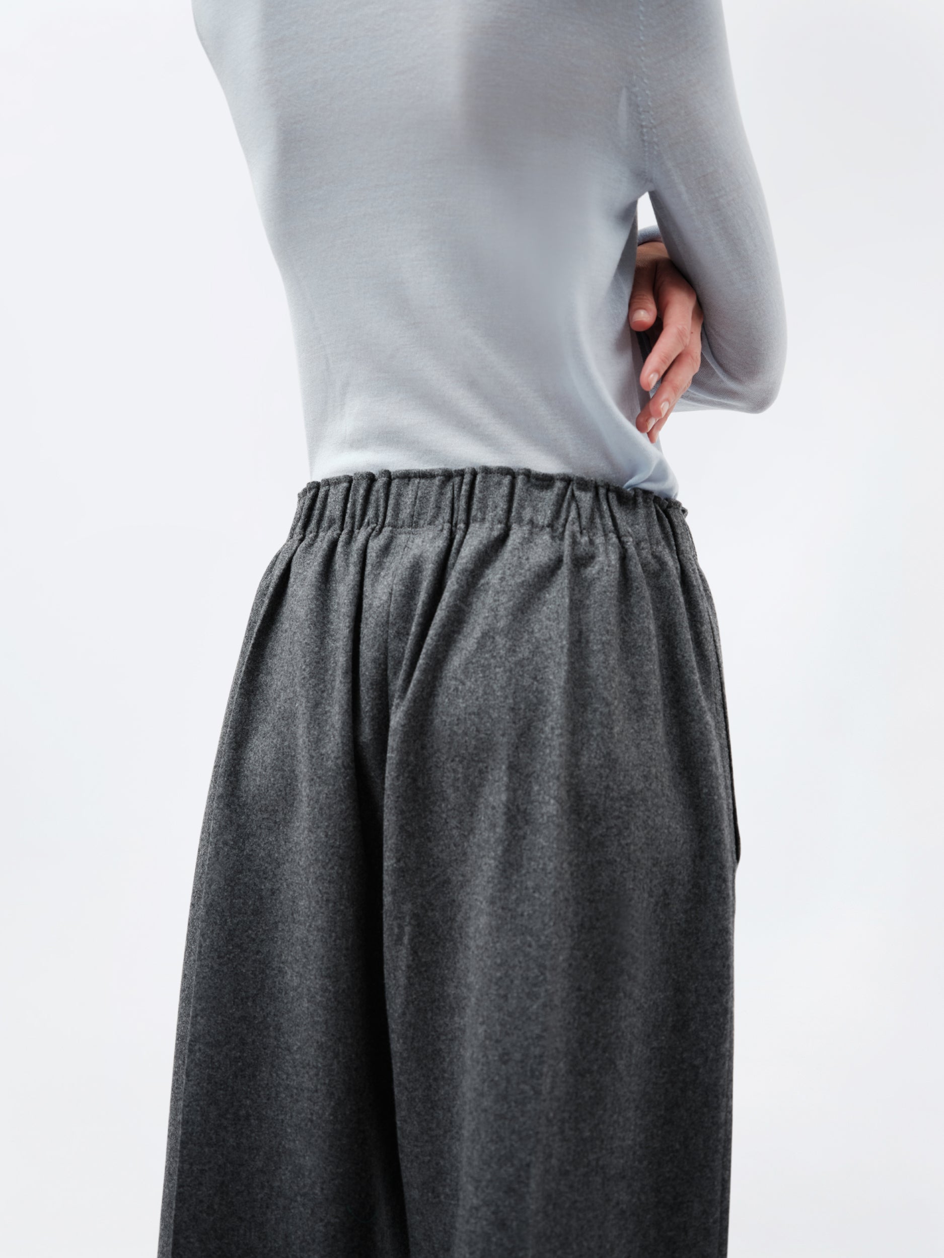 Pantalon à enfiler en flanelle