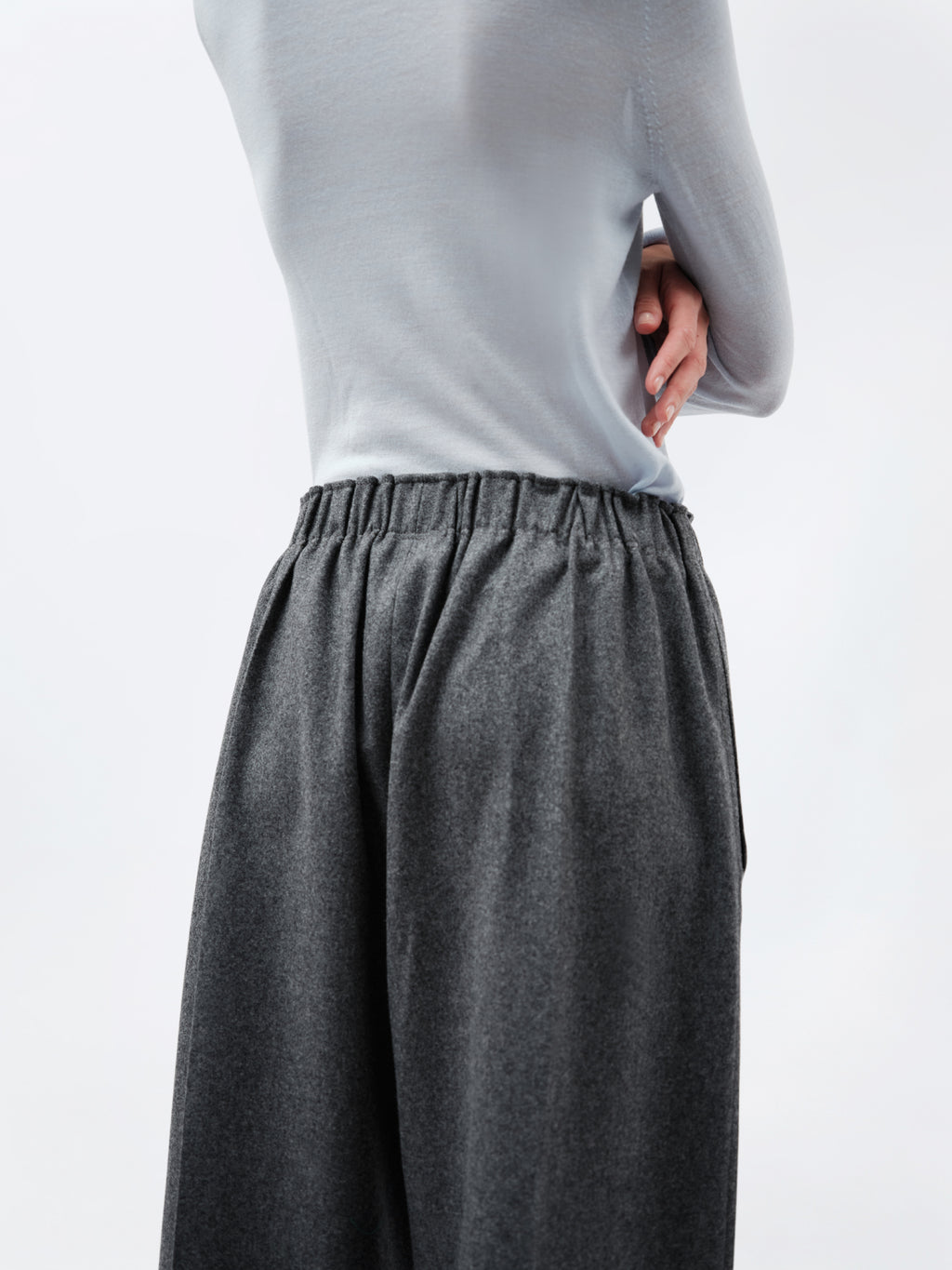 Pantalon à enfiler en flanelle