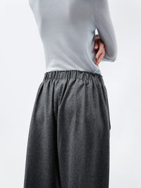 Pantalon à enfiler en flanelle