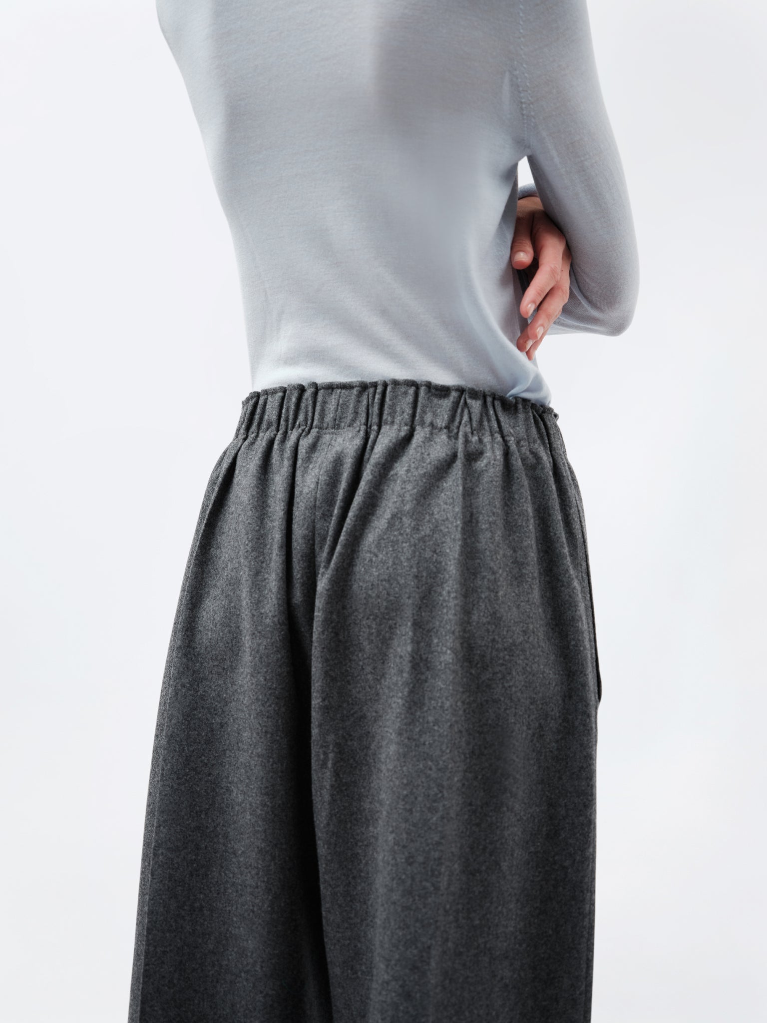 Pantalon à enfiler en flanelle