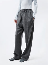 Pantalon à enfiler en flanelle
