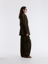 Pantalon avec clé en coton militaire