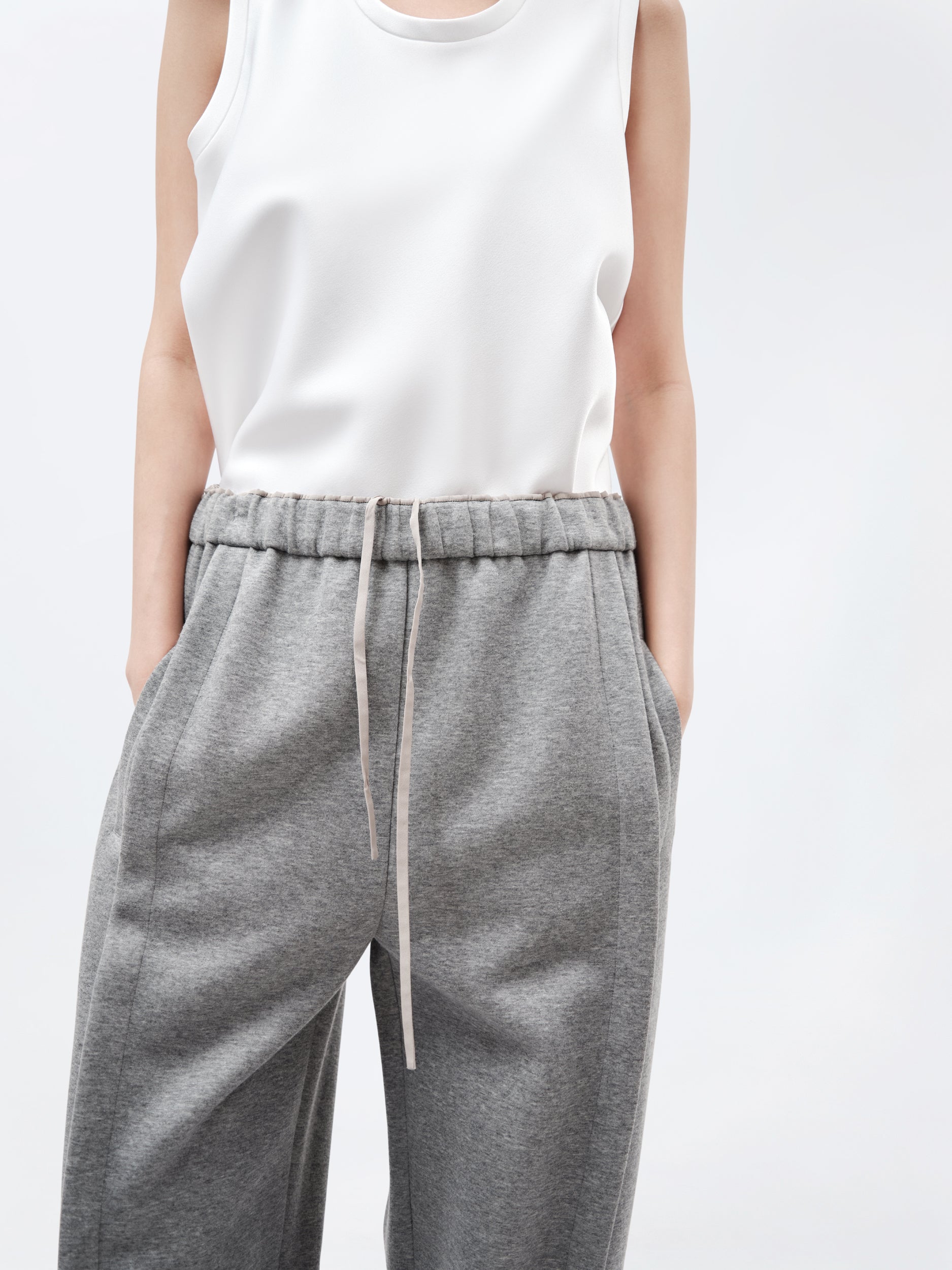 Pantalon de jogging en jersey de cachemire et coton