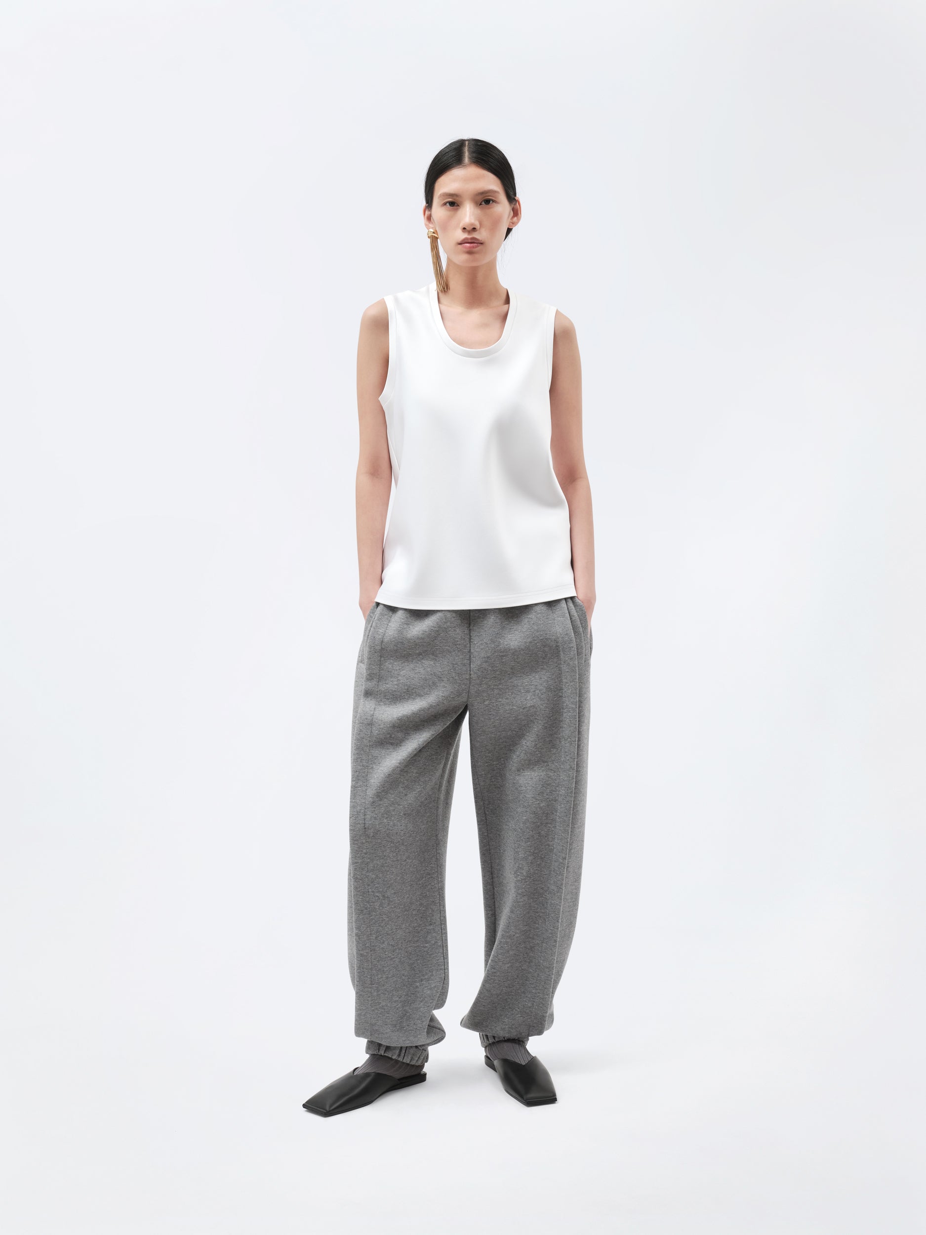 Pantalon de jogging en jersey de cachemire et coton