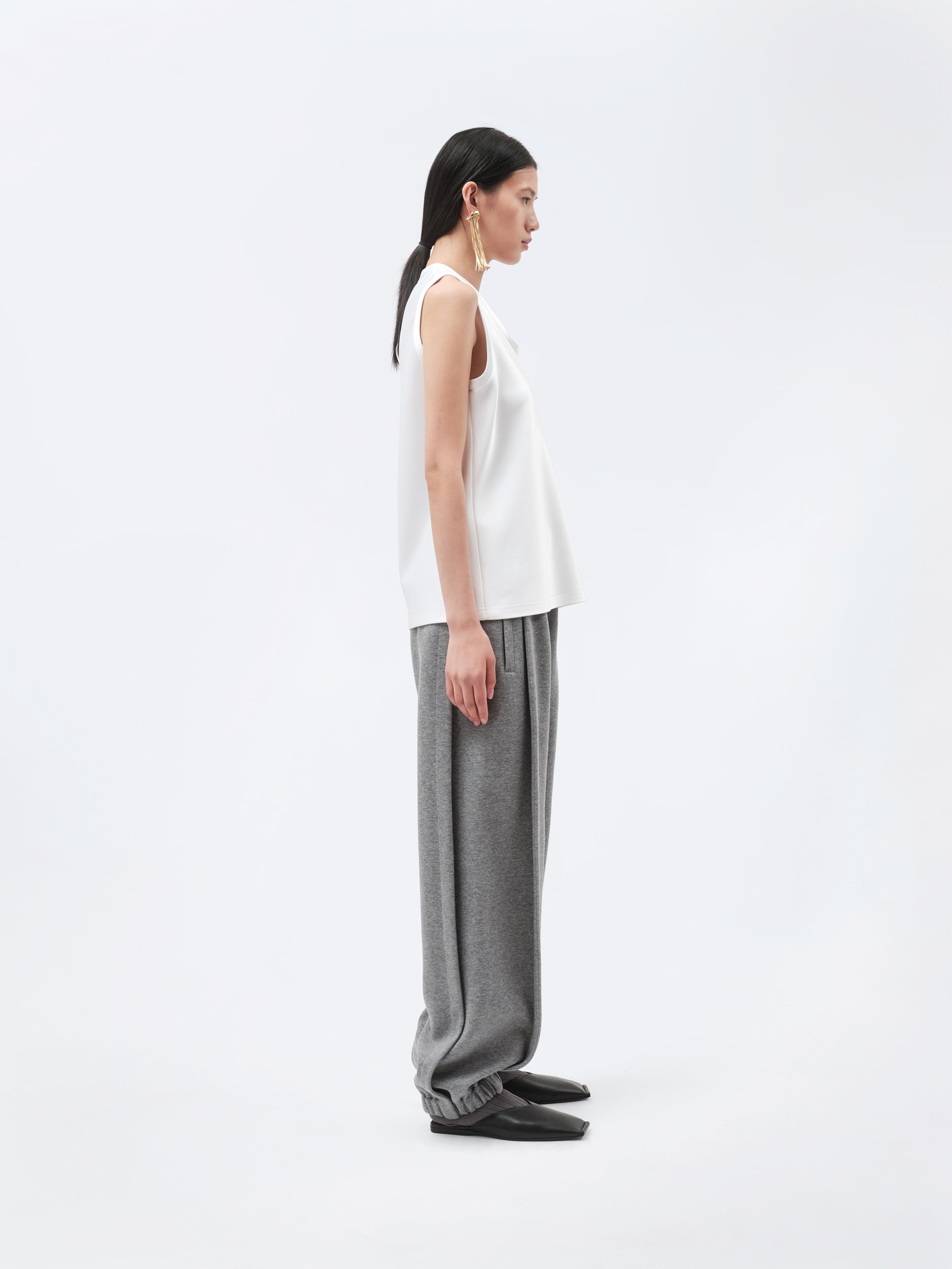 Pantalon de jogging en jersey de cachemire et coton
