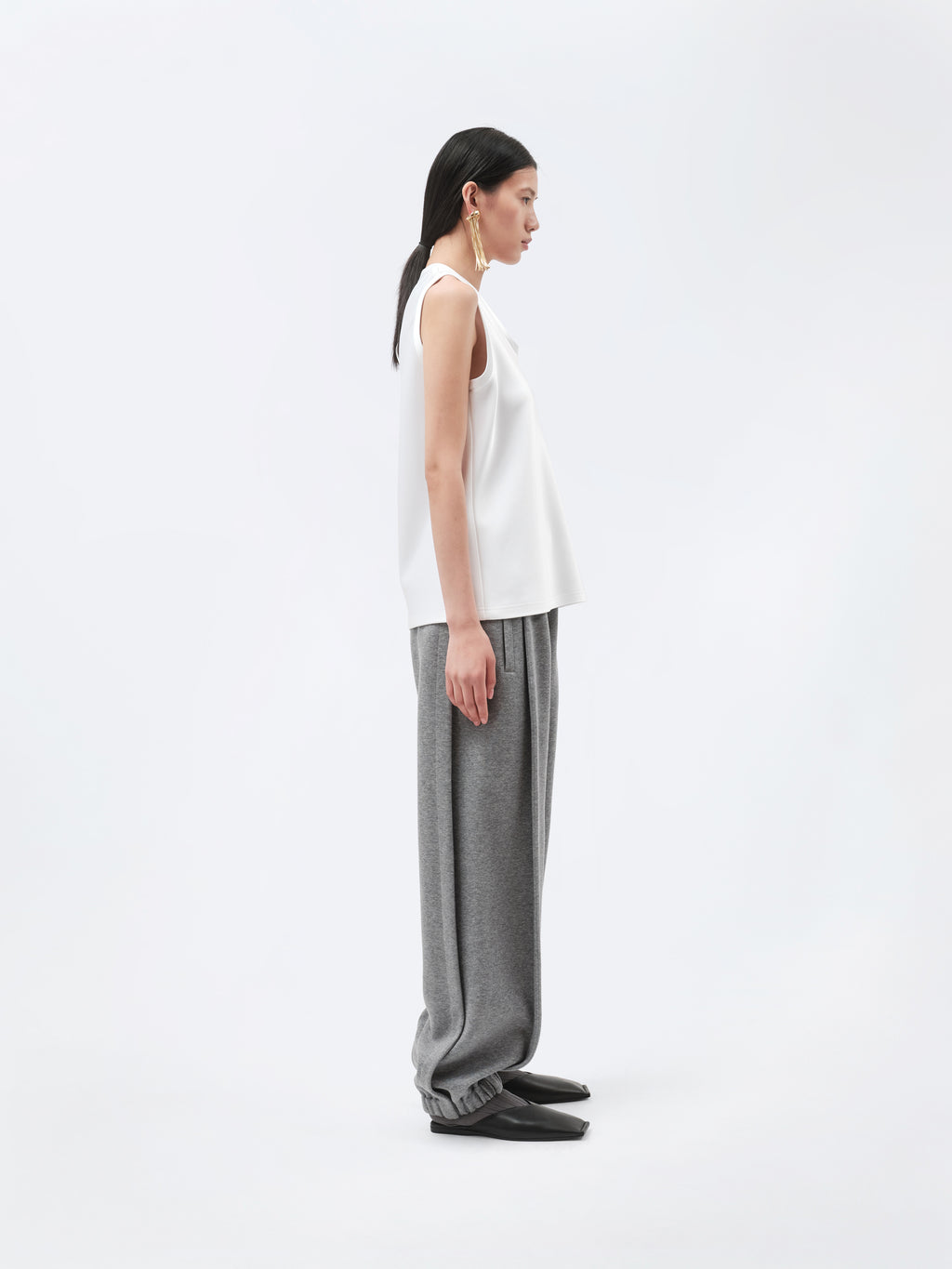 Pantalon de jogging en jersey de cachemire et coton