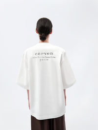 Signature logo T-shirt in rustic jersey