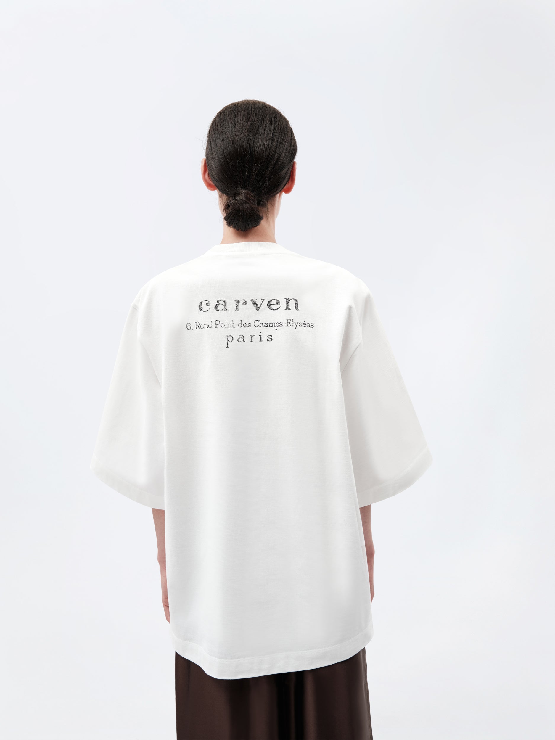 Signature logo T-shirt in rustic jersey