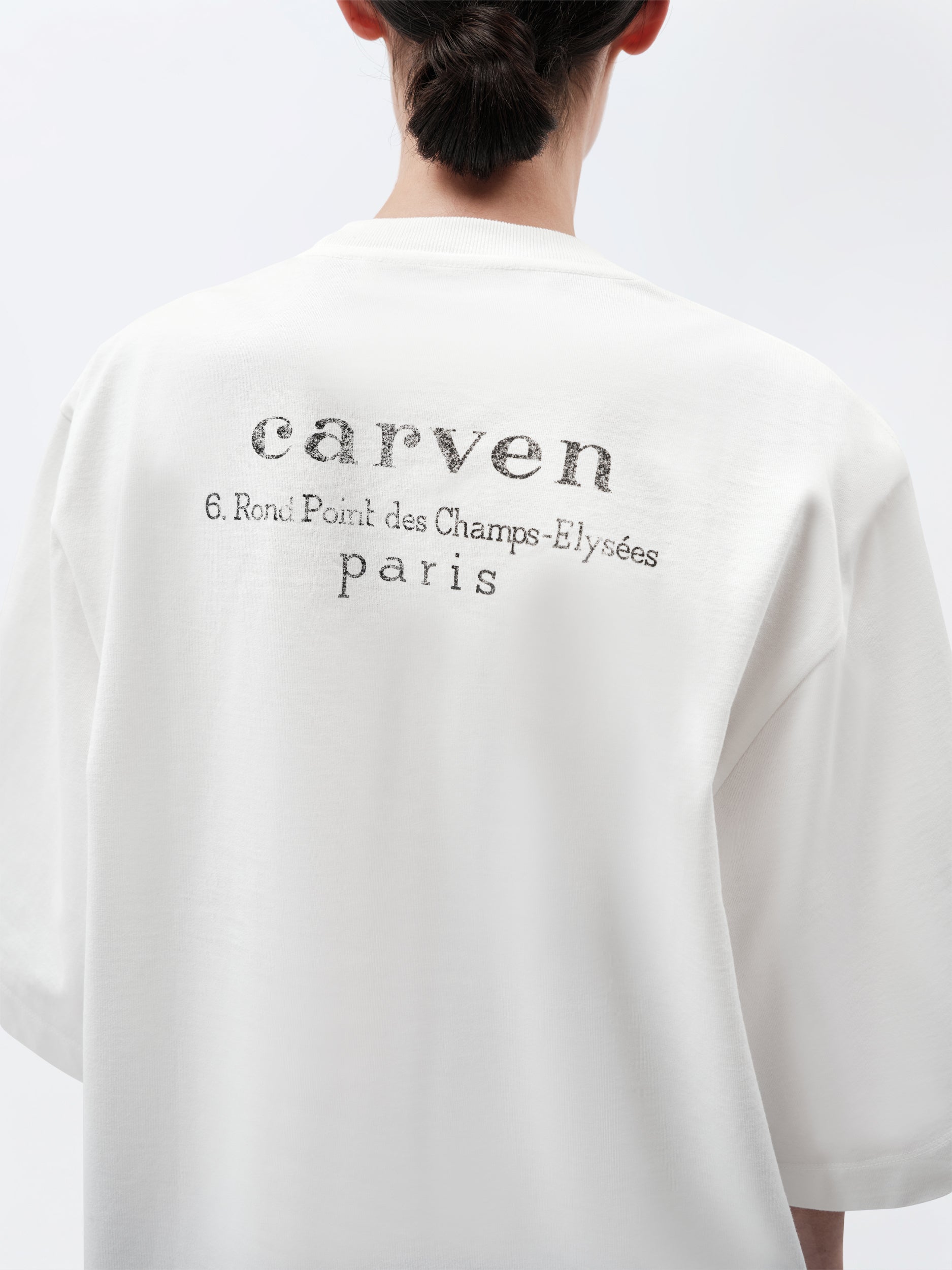 Signature logo T-shirt in rustic jersey