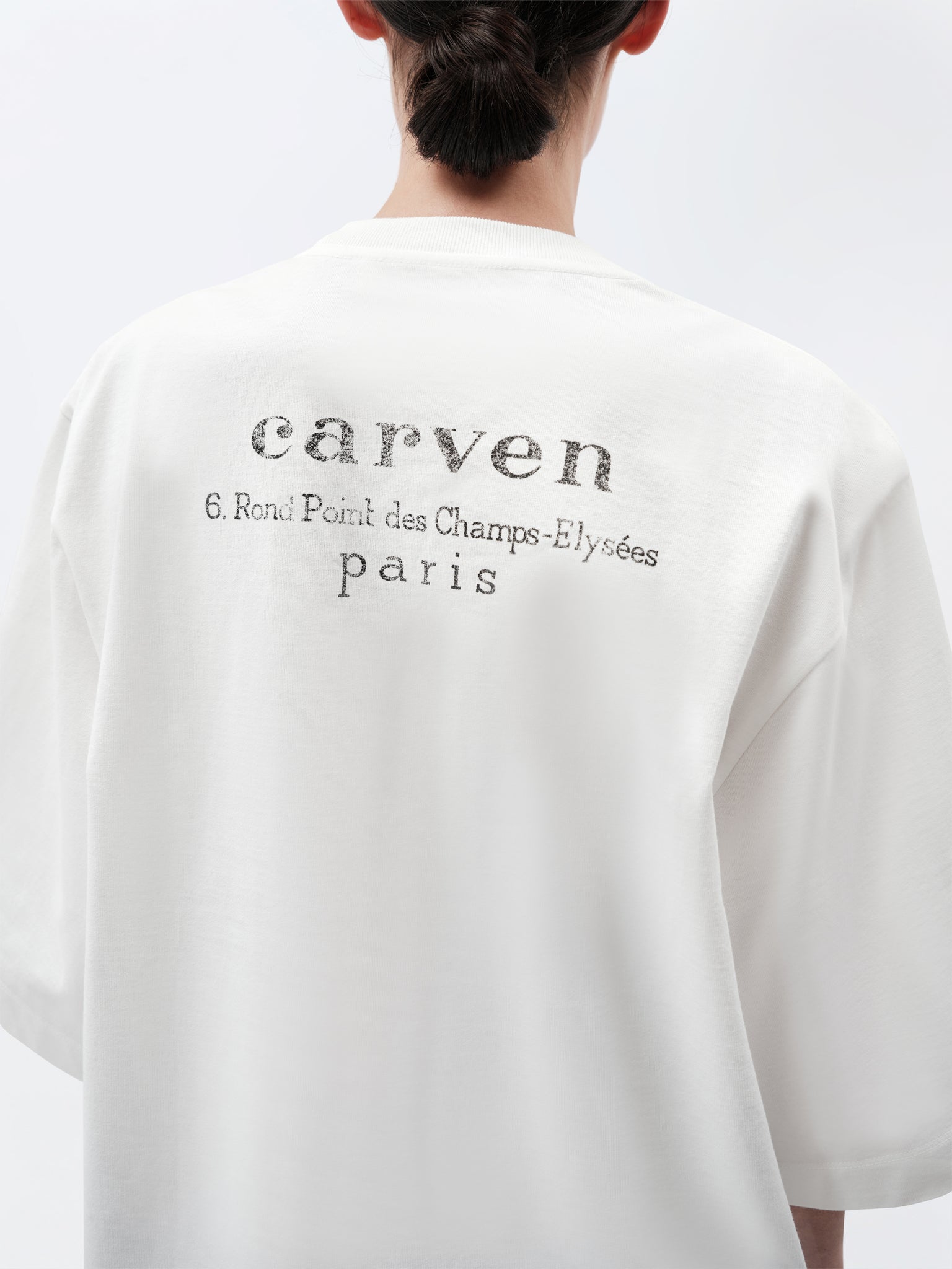 Signature logo T-shirt in rustic jersey