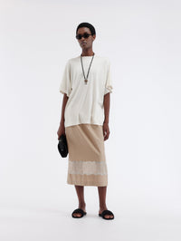 T-shirt in silk jersey