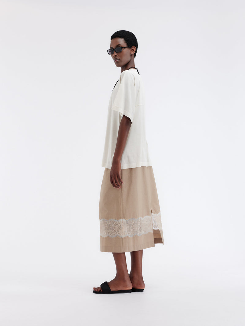 T-shirt in silk jersey