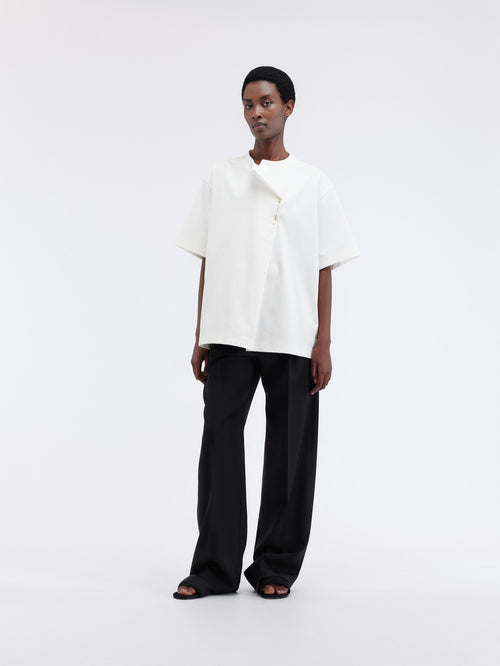 Kilt pin T-shirt in rustic jersey