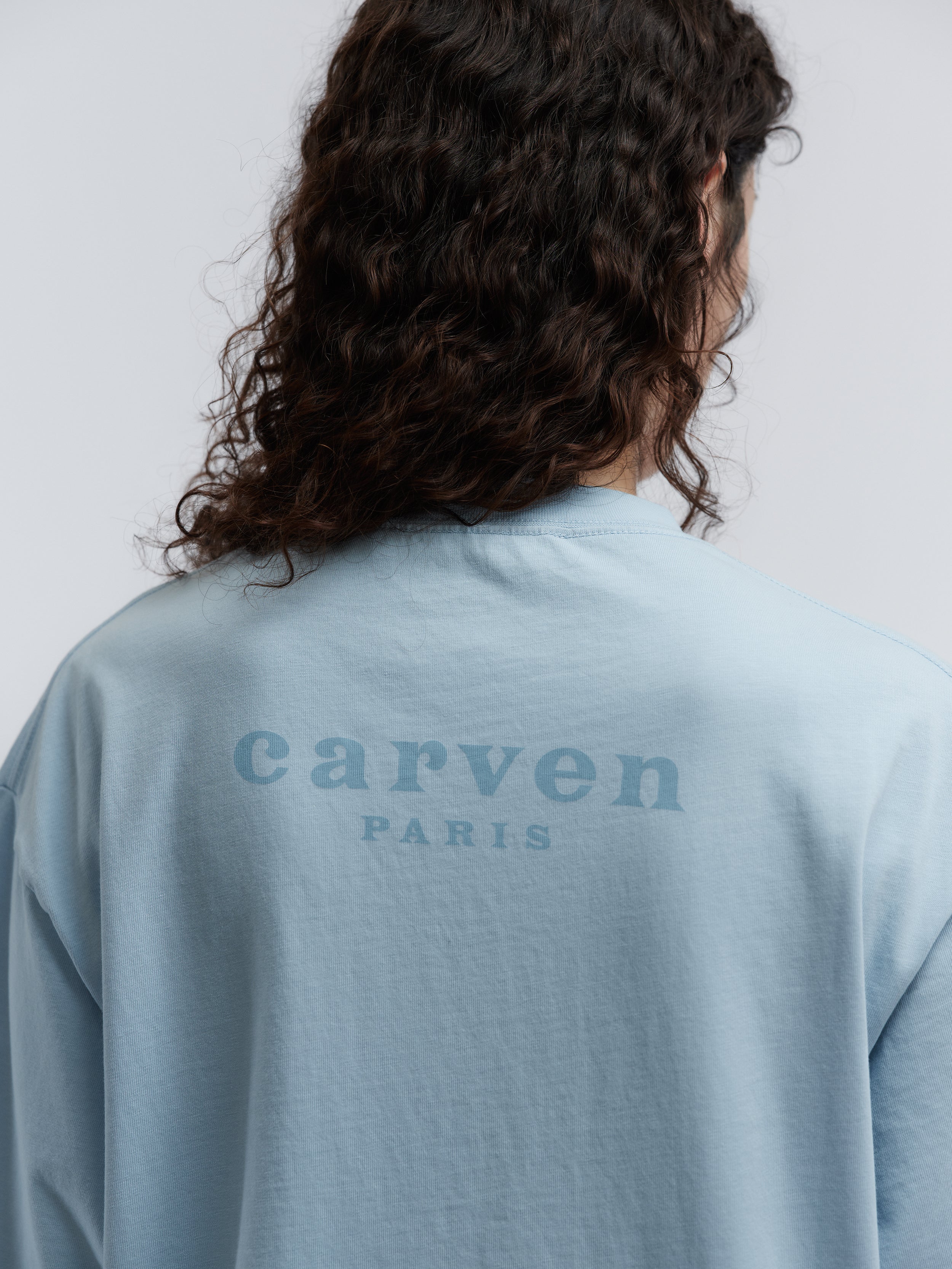 Carven logo T-shirt in compact jersey