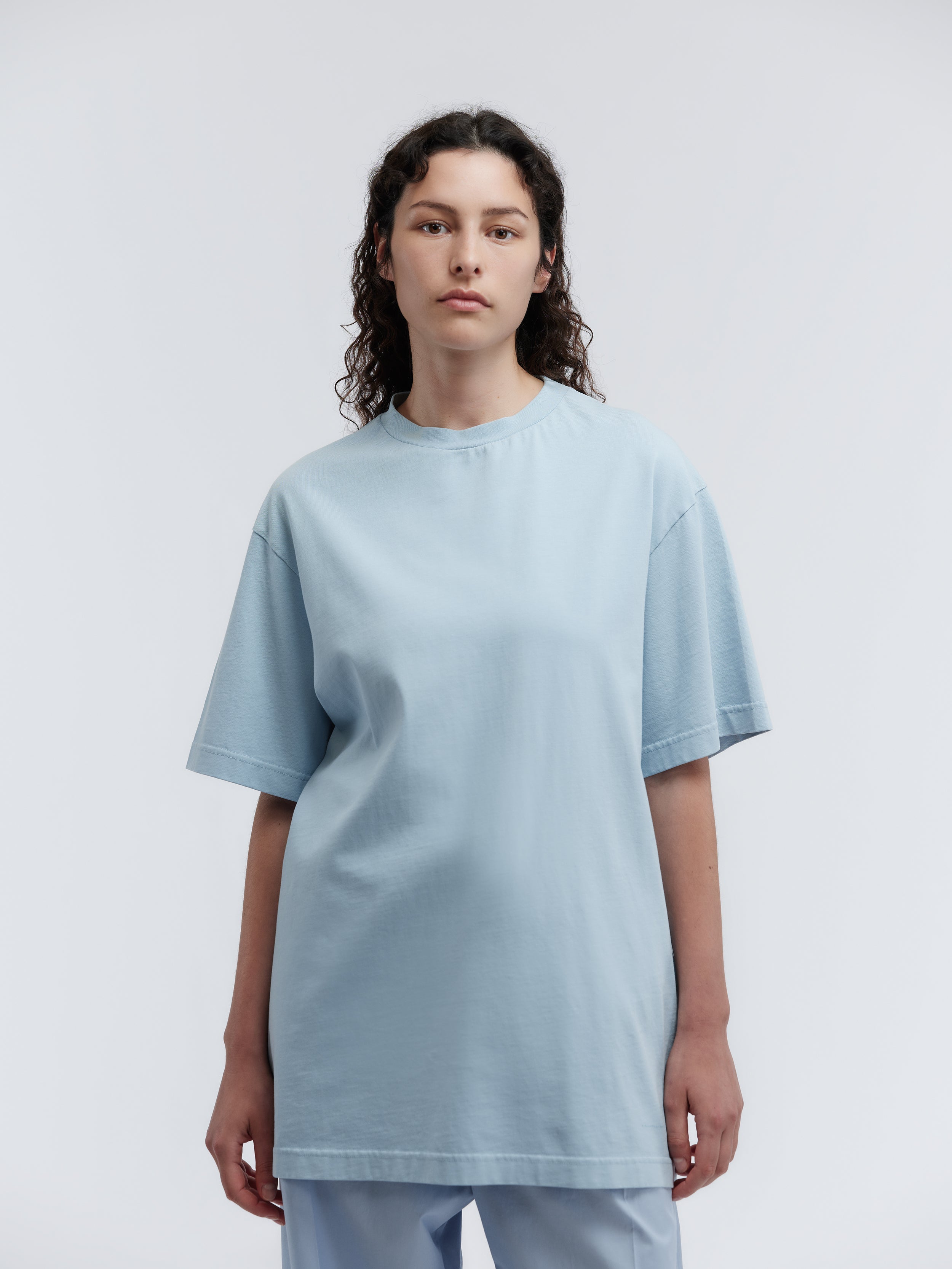 Carven logo T-shirt in compact jersey