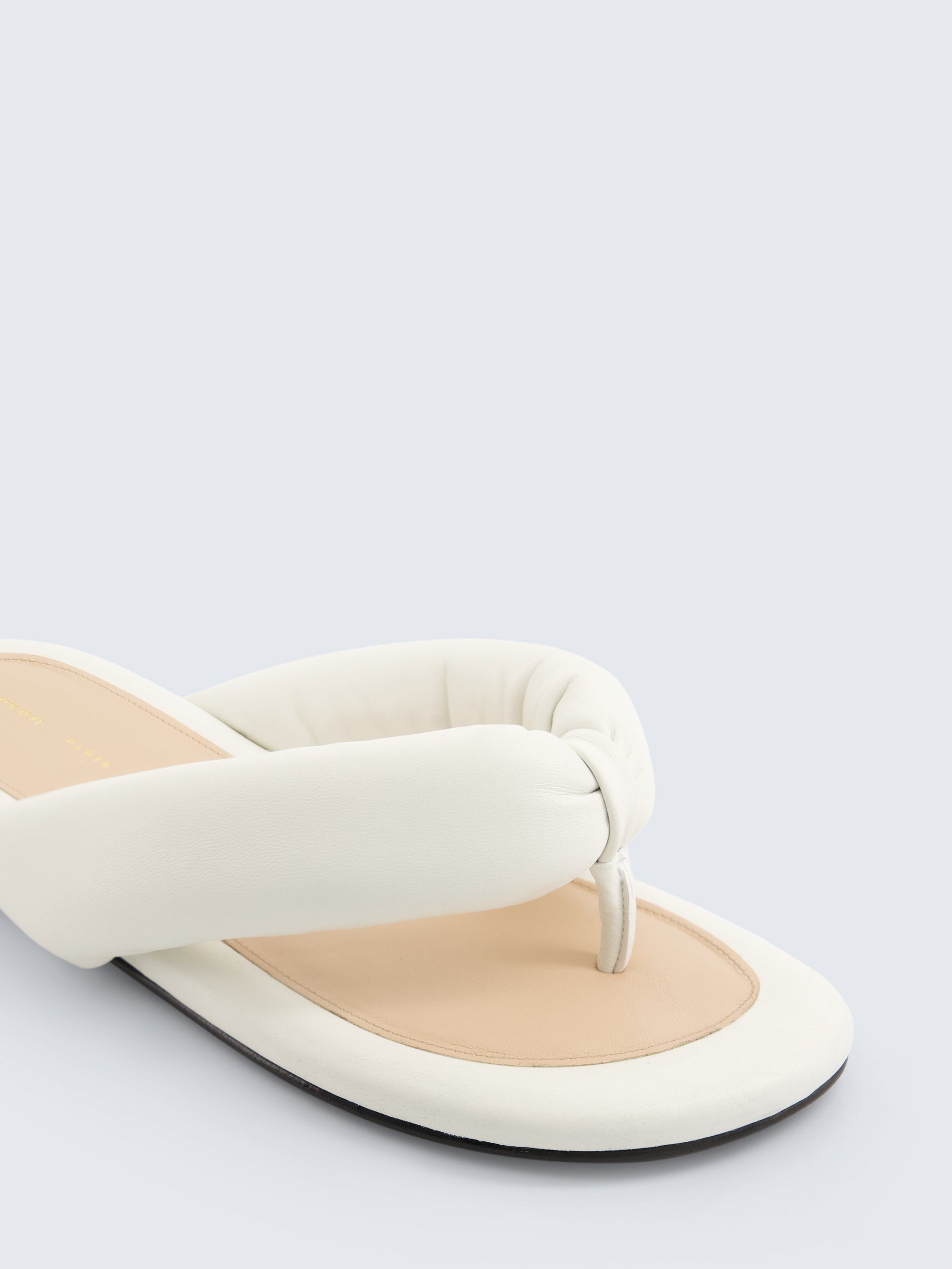 Garnier padded sandal in nappa leather
