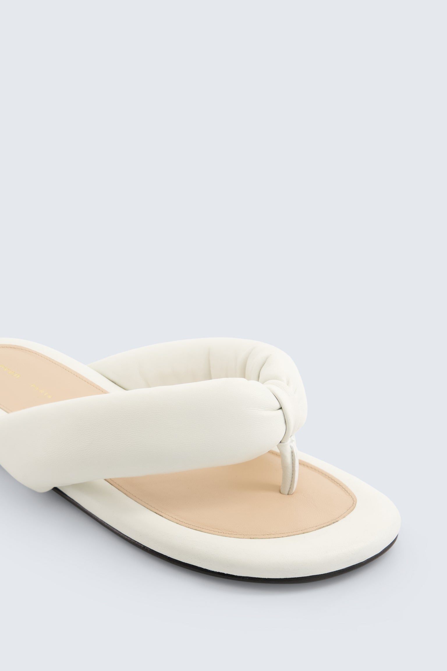 Garnier padded sandal in nappa leather