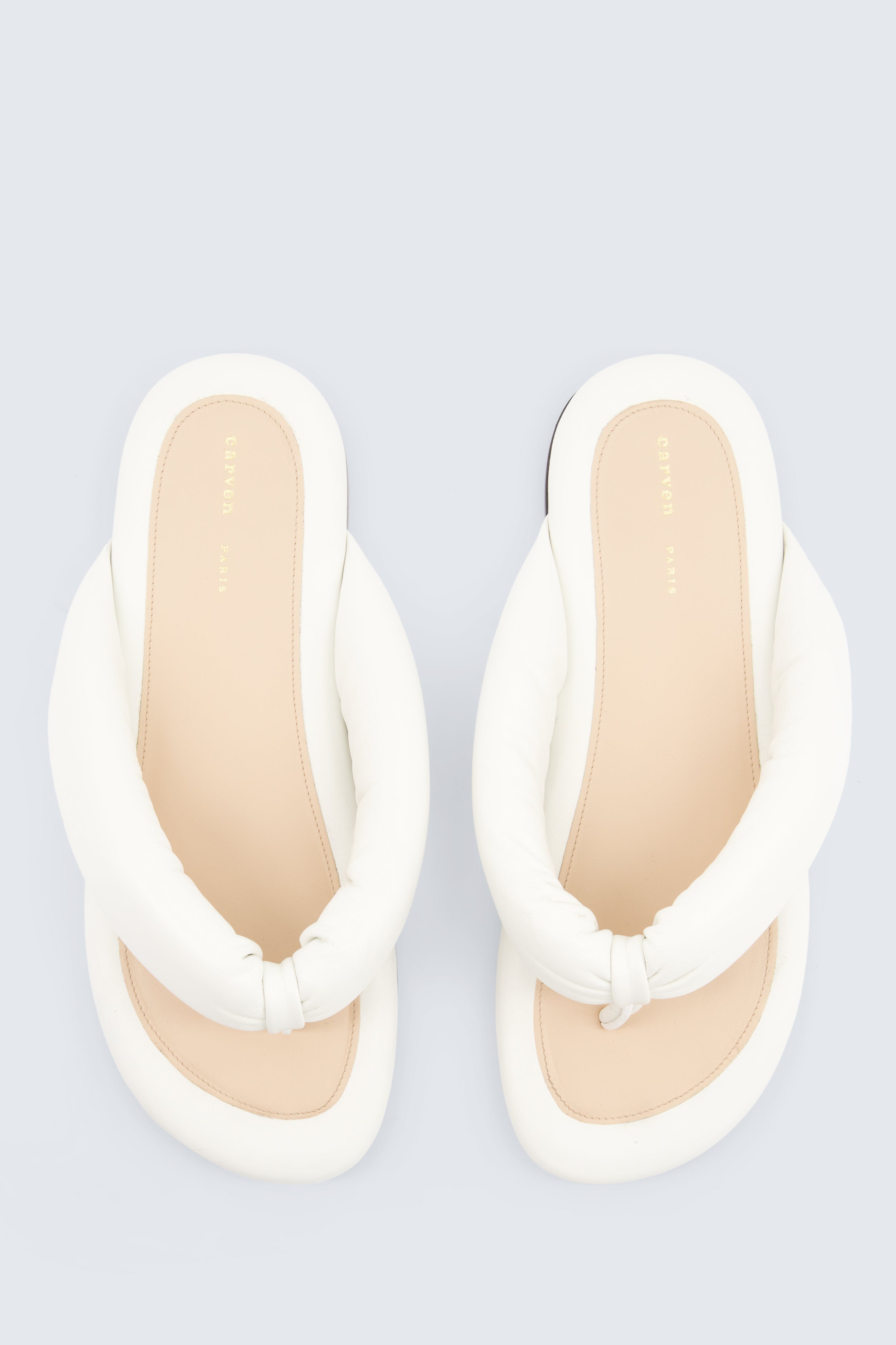 Garnier padded sandal in nappa leather