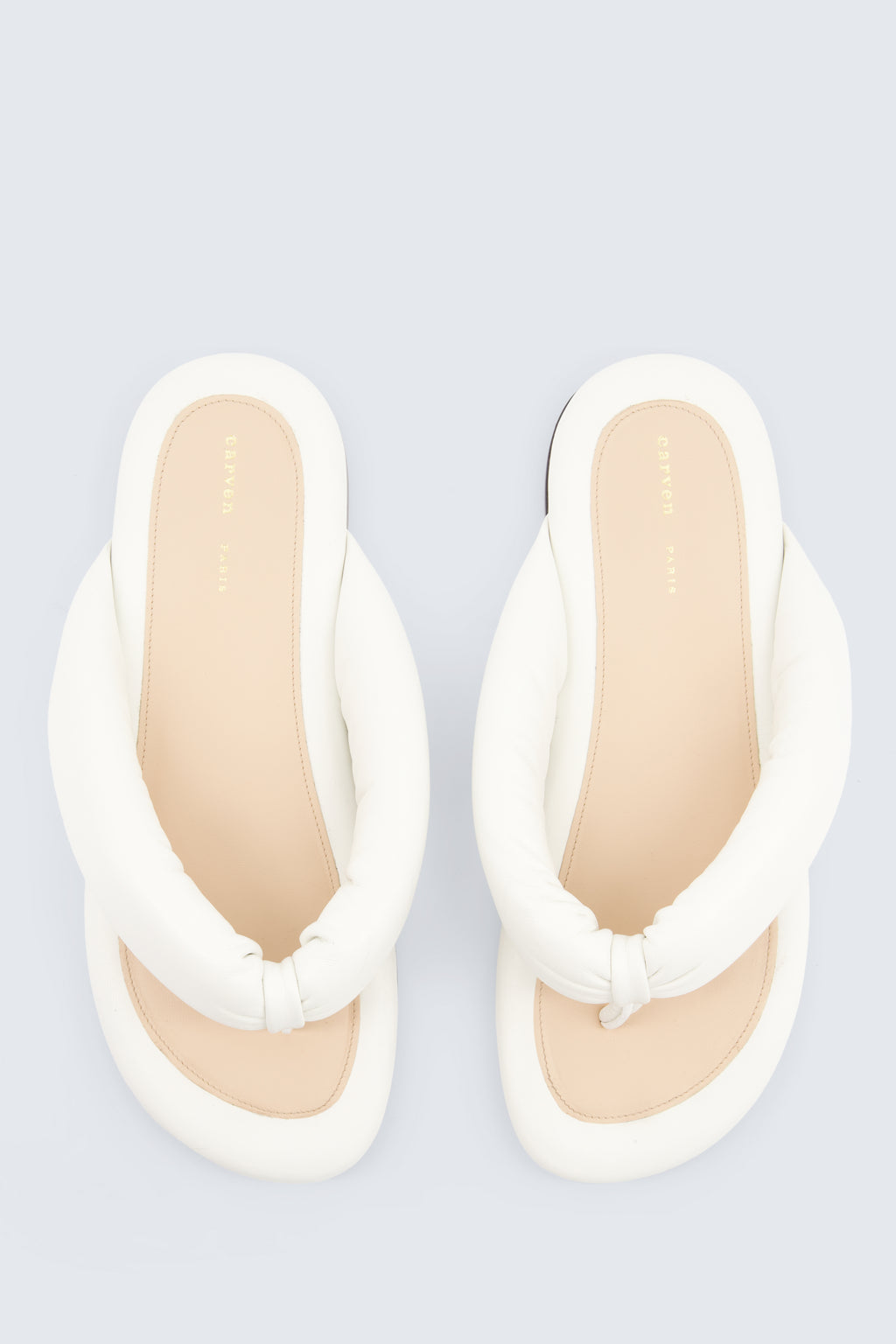 Garnier padded sandal in nappa leather