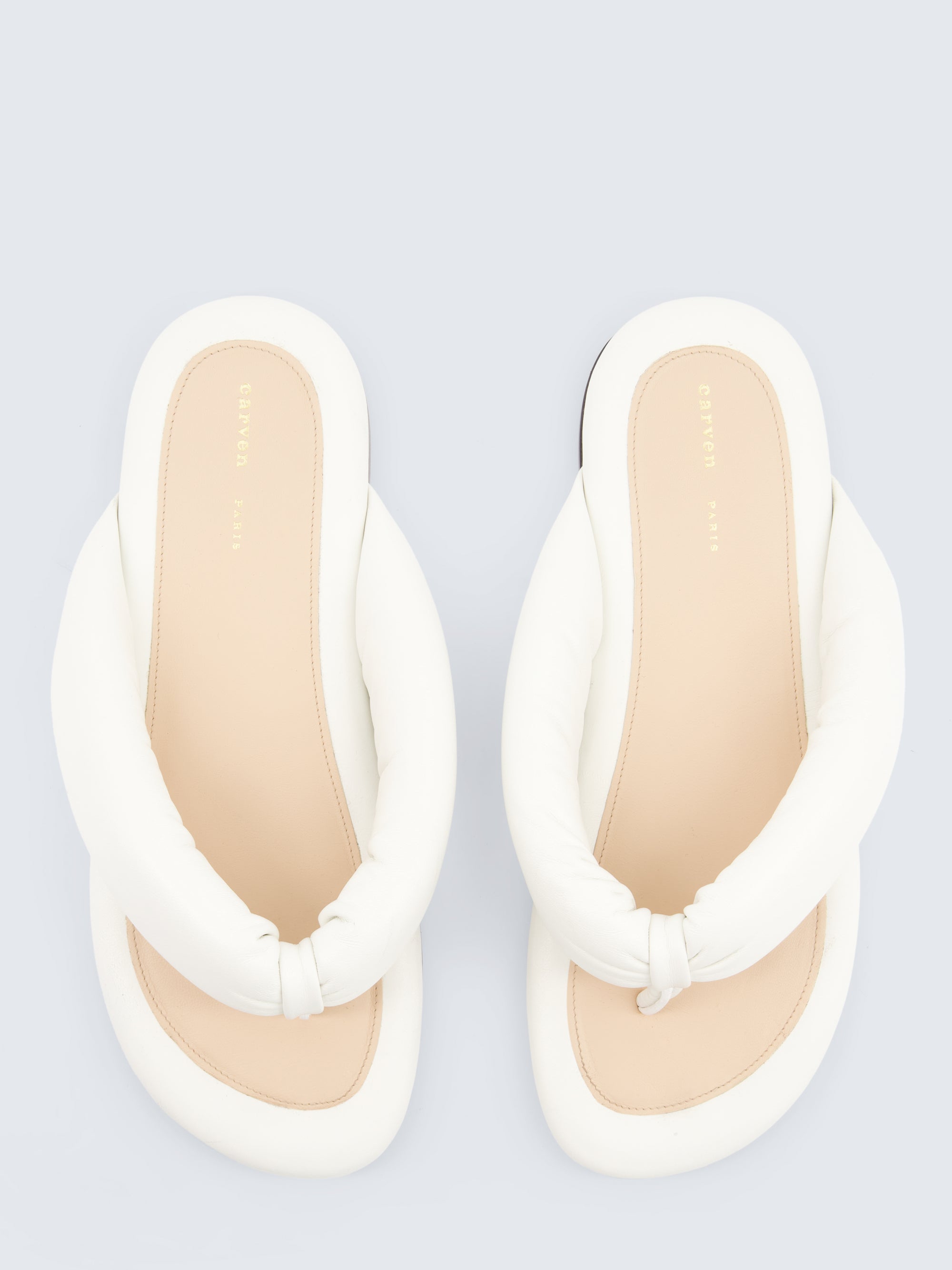 Garnier padded sandal in nappa leather