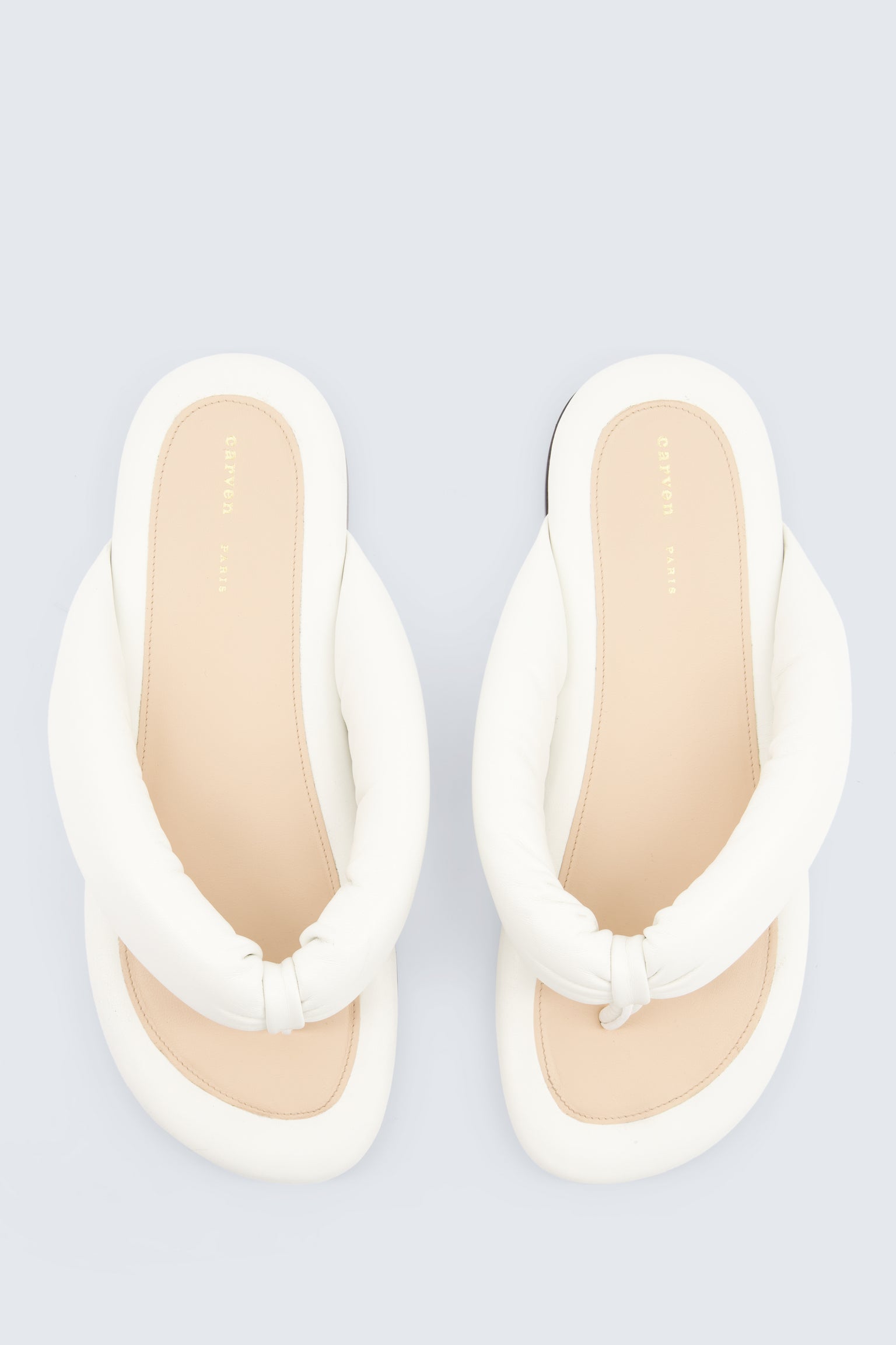 Garnier padded sandal in nappa leather